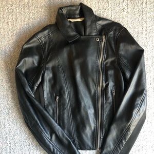 Faux leather jacket